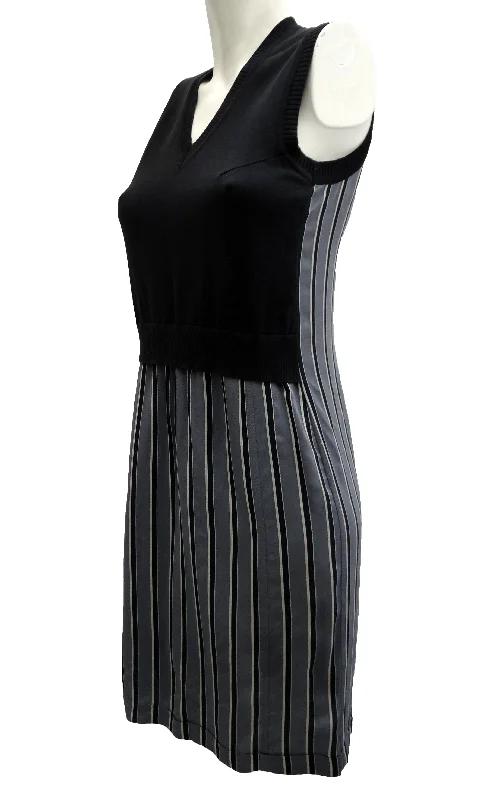 Dries van Noten Striped Tank Dress, UK10 Fitted Tank Dress