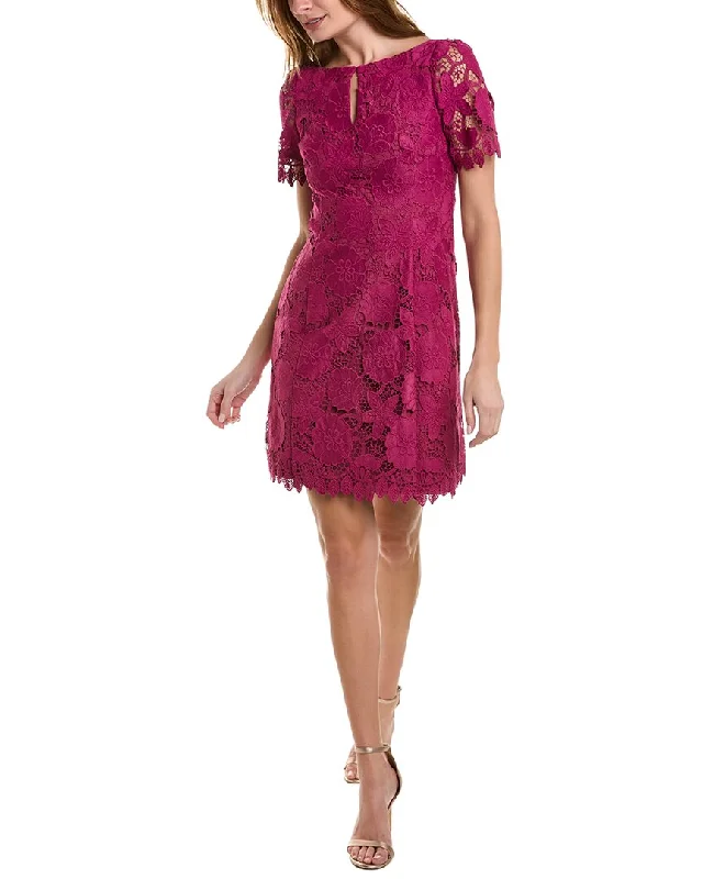 Marchesa Notte Lace Mini Dress